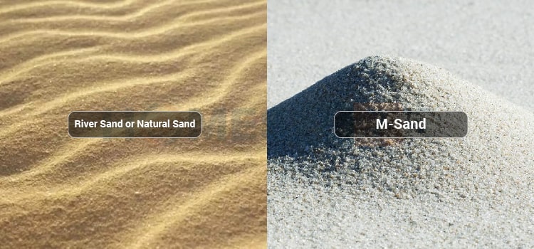 River Sand vs M Sand